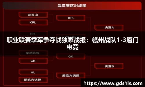 职业联赛季军争夺战独家战报：赣州战队1-3厦门电竞